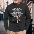 Donald Trump Fathers Day Gag Conservative Dad Long Sleeve T-Shirt T-Shirt Gifts for Old Men