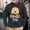 Doodle Dad Men Goldendoodle Dog Puppy Father Long Sleeve T-Shirt Gifts for Old Men