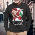 Dudek Name Santa Dudek Long Sleeve T-Shirt Gifts for Old Men