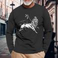 Ethiopian Rasta Lion Of Judah With Ethiopian Cross Long Sleeve T-Shirt T-Shirt Gifts for Old Men
