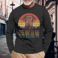 Every Snack You Make Dog Chocolate Lab Retriever Long Sleeve T-Shirt Gifts for Old Men