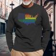 Florida Fort Lauderdale Love Wins Equality Lgbtq Pride Long Sleeve T-Shirt T-Shirt Gifts for Old Men