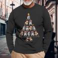 French Bulldog Christmas Tree Ugly Christmas Sweater Long Sleeve T-Shirt Gifts for Old Men