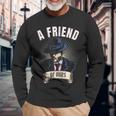 A Friend Of Ours Sicilian Mafia Crew Italian Mafia Long Sleeve T-Shirt T-Shirt Gifts for Old Men