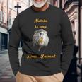 Cajun Louisiana Nutria Rat Spirit Animal Long Sleeve T-Shirt Gifts for Old Men