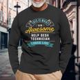 Help Desk Technician Awesome Job Occupation Long Sleeve T-Shirt Gifts for Old Men
