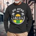 Jiu Jitsu Taco Brazilian Bjj Apparel Long Sleeve T-Shirt Gifts for Old Men
