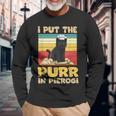 Polish Pierogi Long Sleeve Gifts for Old Men