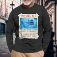 Shark Lover Shark Art Sea Animals Shark Long Sleeve T-Shirt Gifts for Old Men