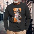 Future Is Now Teddy Bear Robot Long Sleeve T-Shirt Gifts for Old Men