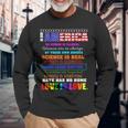 Gay Lesbian Lgbt 4Th Of July Month Long Sleeve T-Shirt Gifts for Old Men