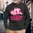 Getting Rowdy Getting Hitched Nashville Bachelorette Party Long Sleeve Gifts for Old Men