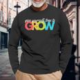 Give Yourself Time To Grow Inspirational Motivational Growth Motivational Long Sleeve T-Shirt Gifts for Old Men