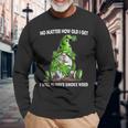 Gnome No Matter How Old I Get I Will Always Smoke Weed Long Sleeve T-Shirt Gifts for Old Men