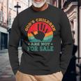 Gods Children Are Not For Sale Quote Gods Childre Long Sleeve T-Shirt Gifts for Old Men