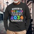 Goodbye 1St Grade Class Of 2034 Graduate 1St Grade Cute Long Sleeve T-Shirt T-Shirt Gifts for Old Men