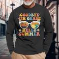 Goodbye 4Th Grade Graduation To 5Th Grade Hello Summer Long Sleeve T-Shirt T-Shirt Gifts for Old Men