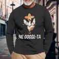 Me Goose Ta Mexican Spanish Goose Puns Long Sleeve T-Shirt T-Shirt Gifts for Old Men