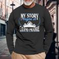 Grand Prairie Born In Grand Prairie Long Sleeve T-Shirt Gifts for Old Men
