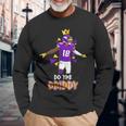 Do The Griddy Griddy Dance Football Long Sleeve Gifts for Old Men
