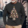 Guinea Pig Christmas Tree Ugly Christmas Sweater Long Sleeve T-Shirt Gifts for Old Men