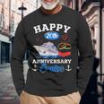 Happy 20Th Anniversary Cruise Wedding Anniversary Long Sleeve T-Shirt Gifts for Old Men