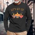 Happy Diwali Deepavali Diwali Festival Indian Hindu Hinduism Long Sleeve T-Shirt Gifts for Old Men