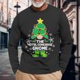 Hotel Concierge Gnome Xmas Family Holiday Christmas Matching Long Sleeve T-Shirt Gifts for Old Men