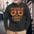I'd Rather Be At Asbury Park New Jersey Vintage Retro Long Sleeve T-Shirt Gifts for Old Men