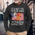 Its Not The 4Th Of July Until My Weiner Comes Out Graphic Long Sleeve T-Shirt Gifts for Old Men