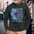 It's Okay If Only Thing You Do Is Breathe Suicide Prevention Long Sleeve T-Shirt Gifts for Old Men