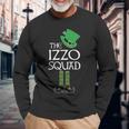 Izzo Name The Izzo Squad Leprechaun V2 Long Sleeve T-Shirt Gifts for Old Men