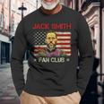 Jack Smith Fan Club Retro Usa Flag American Political Long Sleeve T-Shirt Gifts for Old Men