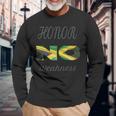 Jamaica Honor No Weakness Pride Clothing Long Sleeve T-Shirt Gifts for Old Men
