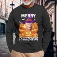 Joe Biden Confused Merry Thanksgiving For Halloween Long Sleeve T-Shirt Gifts for Old Men