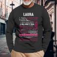 Laura Name Laura Name Long Sleeve T-Shirt Gifts for Old Men