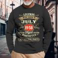 Legends Were Born In July 1958 65Th Birthday Long Sleeve T-Shirt Gifts for Old Men