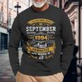 Legends Born In September 1994 Decoration 29 Years Old Long Sleeve T-Shirt Gifts for Old Men