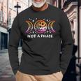 Lesbian Pride Not A Phase Lunar Moon Lgbt Gender Queer Long Sleeve T-Shirt T-Shirt Gifts for Old Men