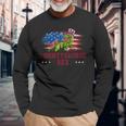 Libertysaurus Rex American Flag Independence Day 1 Long Sleeve T-Shirt Gifts for Old Men