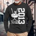 Limited Edition 2013 Ice Hockey 10Th Birthday Long Sleeve T-Shirt Gifts for Old Men