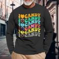 I Love Candy Halloween Party Cute Trick Or Treat Candyland Long Sleeve Gifts for Old Men
