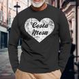 I Love Costa Mesa Cute California Hometown Long Sleeve T-Shirt Gifts for Old Men