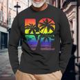 Love Is Love Gay Pride Lgbt Beach Long Sleeve T-Shirt Gifts for Old Men
