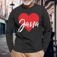 I Love Jana First Name I Heart Named Long Sleeve T-Shirt Gifts for Old Men