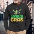 Mardi Gras Crawfish Carnival New Orleans Party Long Sleeve T-Shirt Gifts for Old Men