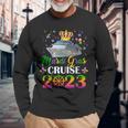 Mardi Gras Cruise 2023 Ship New Orleans Carnival Costume Long Sleeve T-Shirt Gifts for Old Men