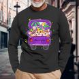 Mardi Gras Truck Jester Corgi Dogs Fat Tuesday Parade Long Sleeve T-Shirt T-Shirt Gifts for Old Men