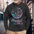 Mermaid Birthday Squad Party Matching Mermaid Lovers Long Sleeve T-Shirt T-Shirt Gifts for Old Men