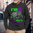 Monster Trucks Are My Jam 6Th Birthday Boy 6 Years Old Long Sleeve Gifts for Old Men